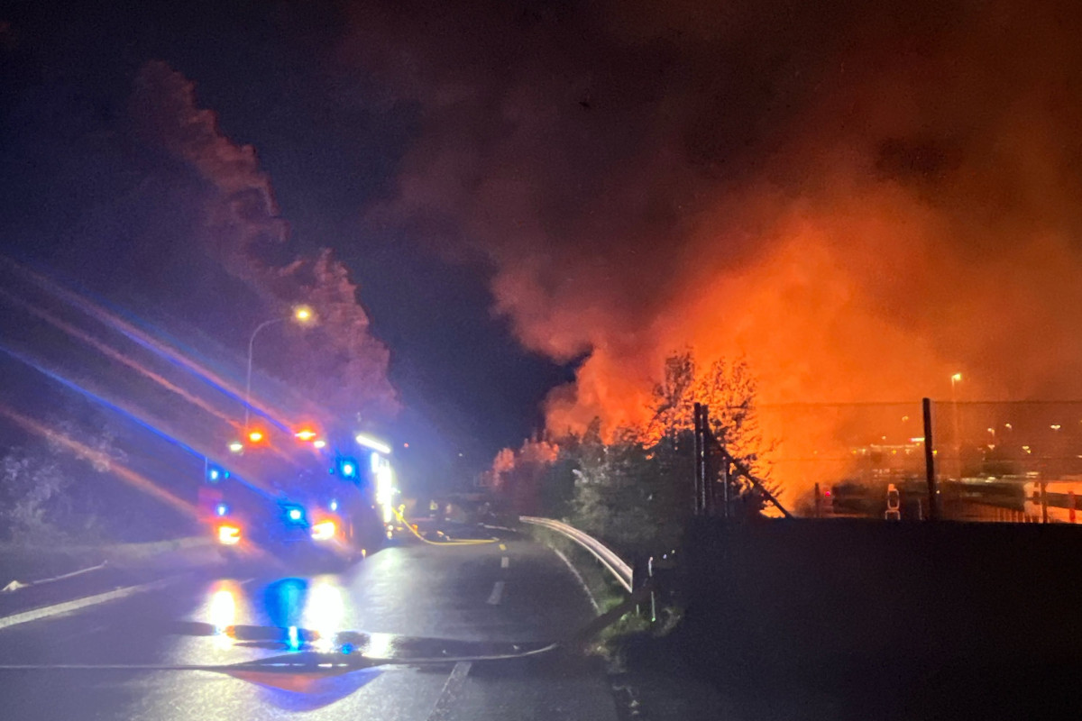 Olten SO – Baracke bei Brand vollständig zerstört