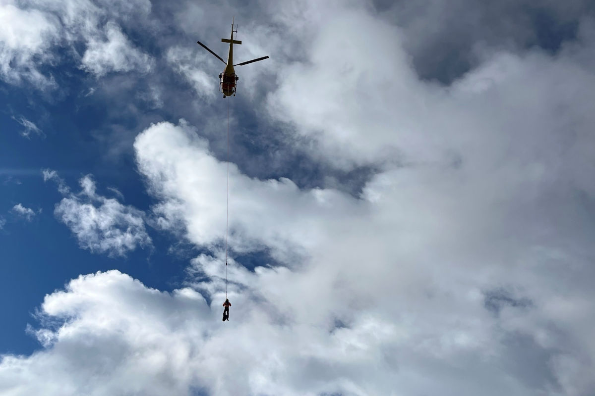 Pontresina GR – Zwei Alpinisten auf Morteratschgletscher gerettet