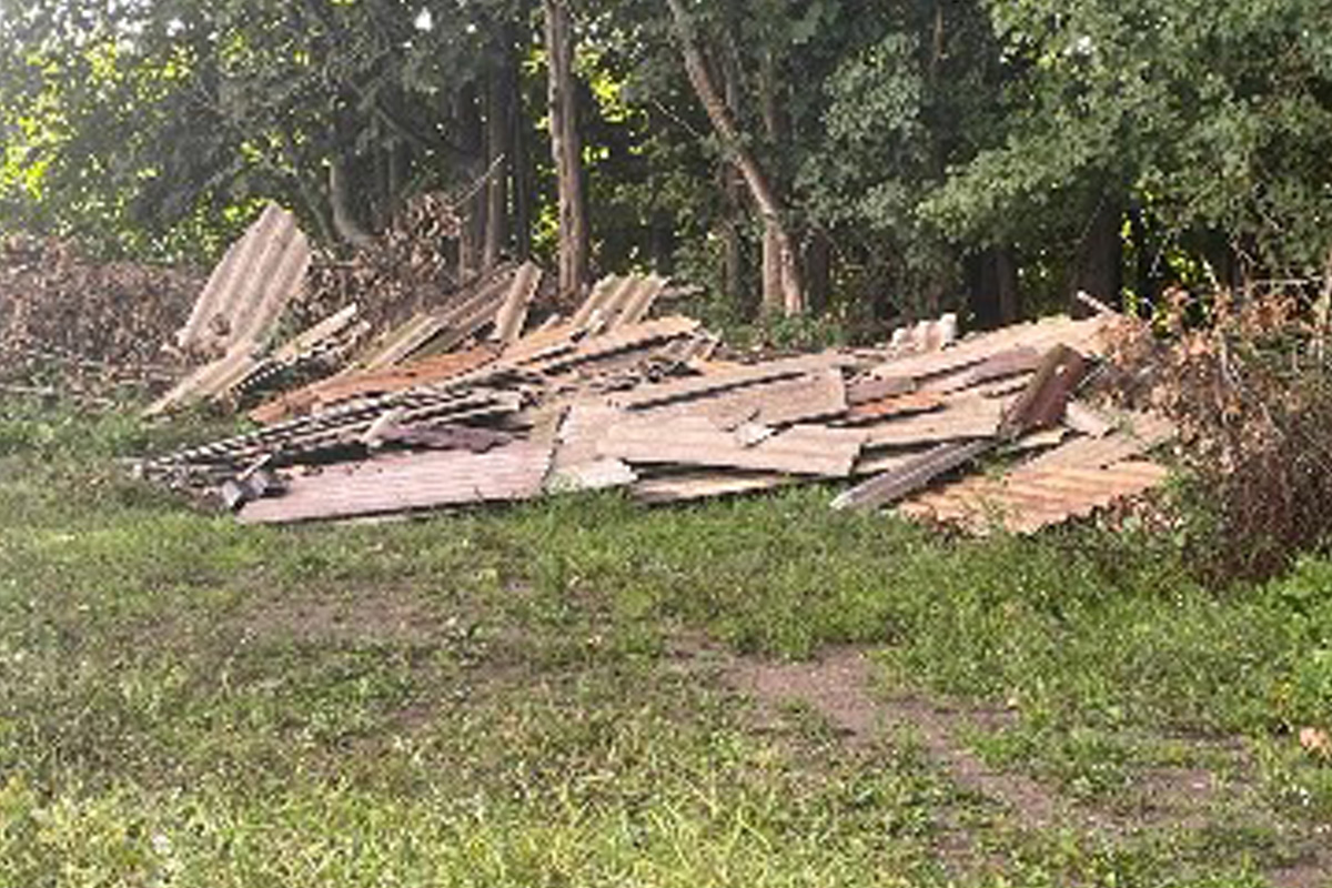 Süderbrarup SH – Zeugenaufruf zu illegaler Asbest-Entsorgung