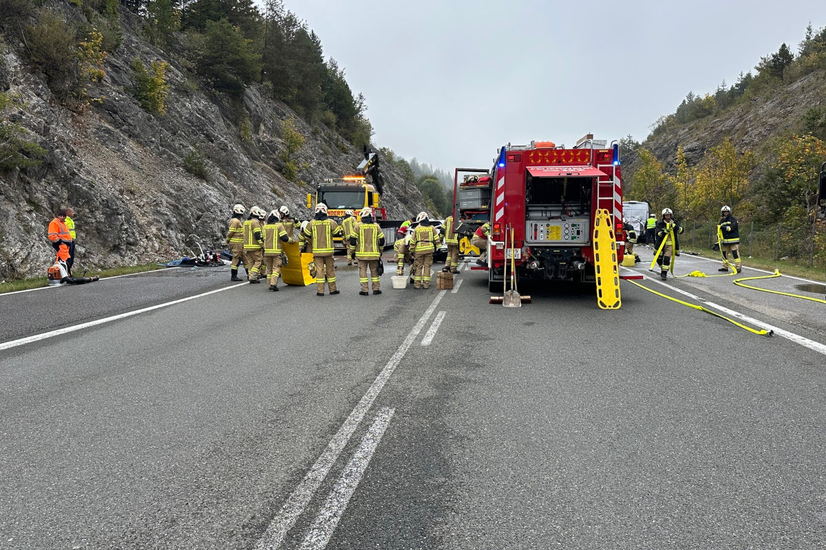 Pflach T – Vier Verletzte bei Unfall mit Wohnmobil