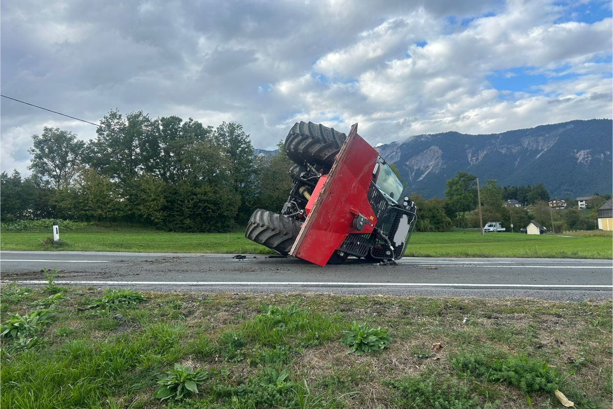 Villach-Land K – Jugendliche verletzt nach Unfall mit Traktor