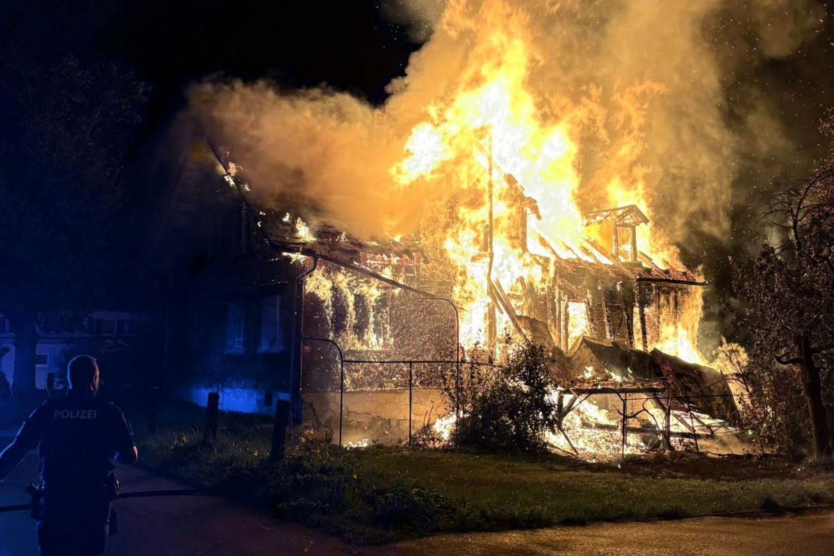 Gaißau V – Brand eines Wohnhauses