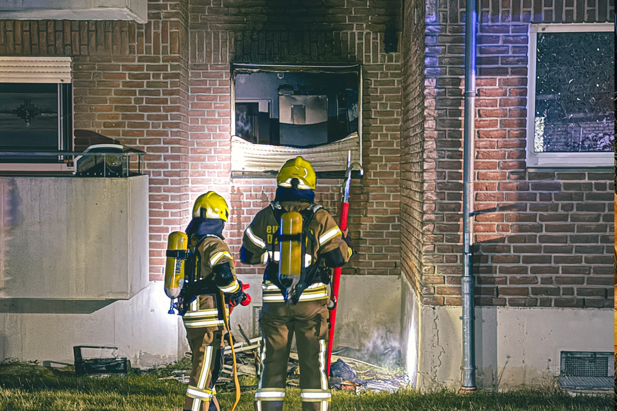 Detmold NW – Zimmerbrand in Mehrfamilienhaus