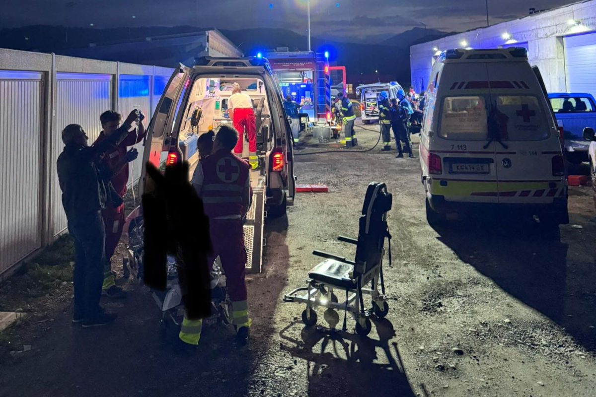 Klagenfurt am Wörthersee K – Mann setzt Aufenthaltsraum in Brand