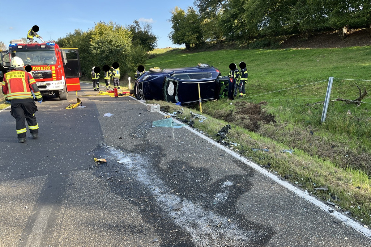 Maxsain RP – Zwei Fahrer bei Unfall schwer verletzt