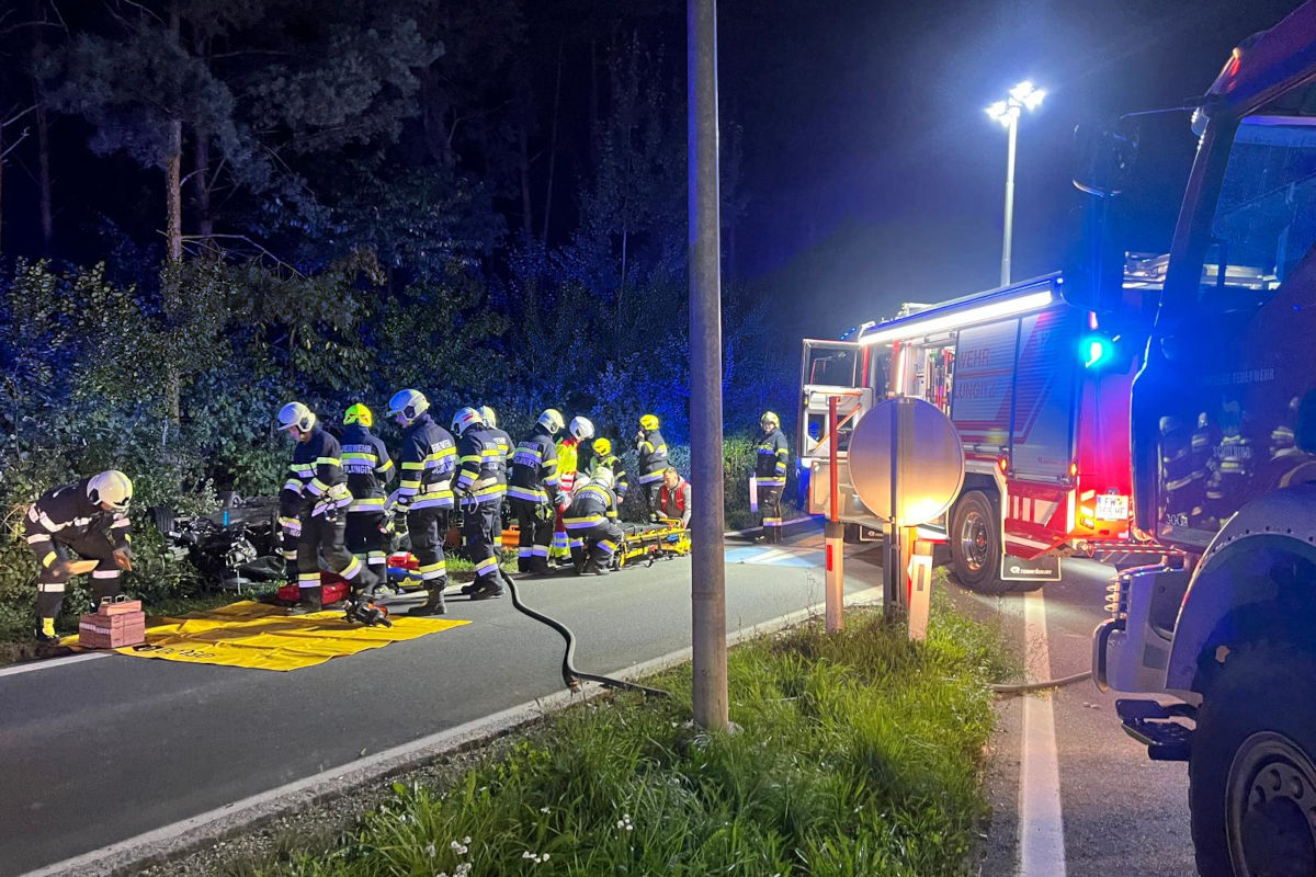 Sankt Johann in der Haide ST – Auto überschlägt sich