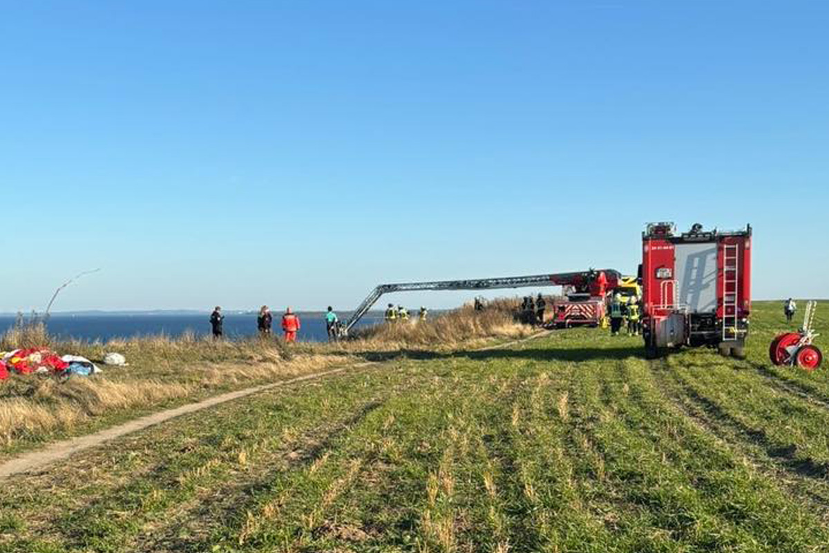 Boltenhagen MV – Gleitschirmflieger an Steilküste abgestürzt