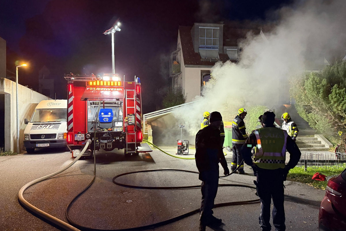 Bruck an der Mur ST – Tiefgarage in Brand 