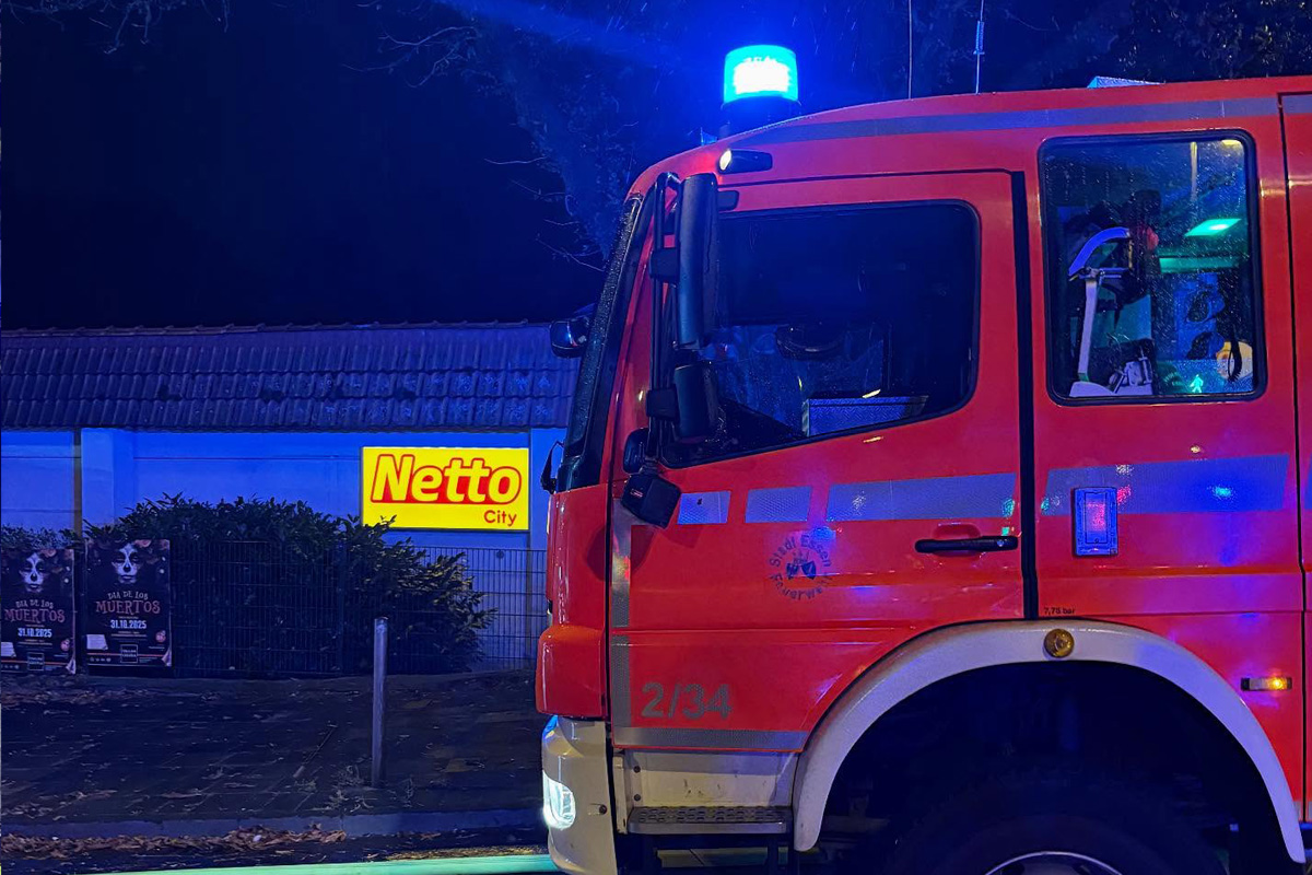 Essen NW – Supermarkt in Brand