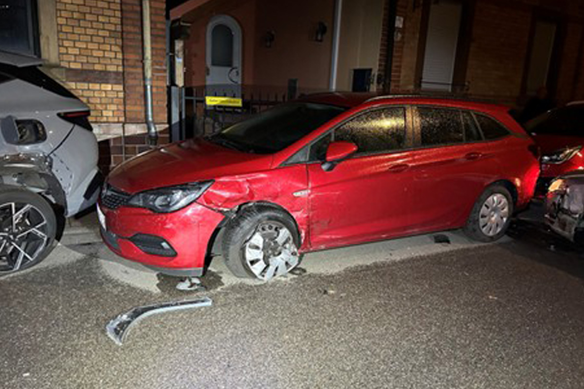 Dannstadt-Schauernheim RP – 26-Jähriger kollidiert alkoholisiert mit fünf Pkw