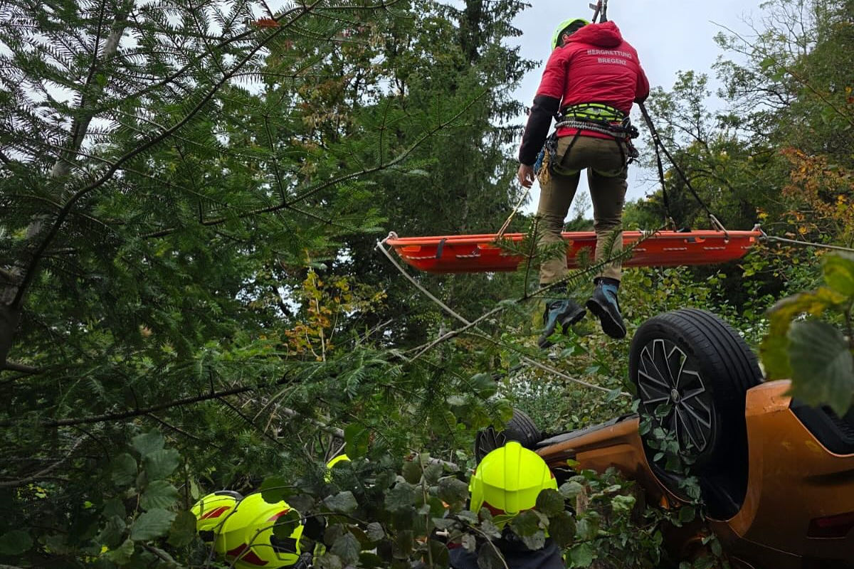 Bregenz V – Sekundenschlaf führt zu schwerem Unfall