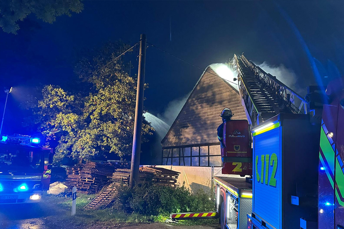 Dortmund NW – Brand auf Bauernhof