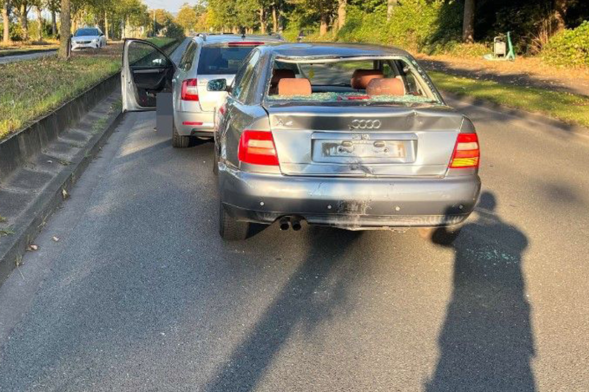 Bielefeld NW – Motorradfahrer bei Auffahrunfall verletzt