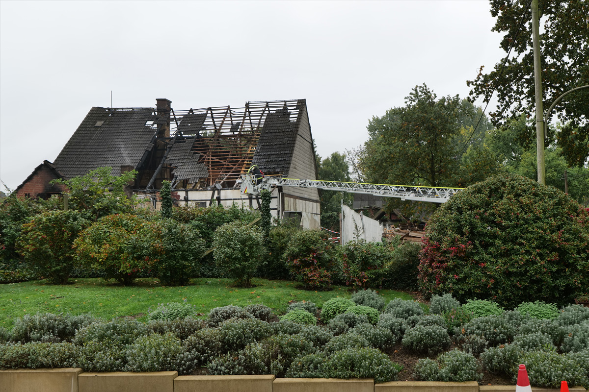 Dortmund NW – Erneuter Ausbruch des Brandes auf Bauernhof