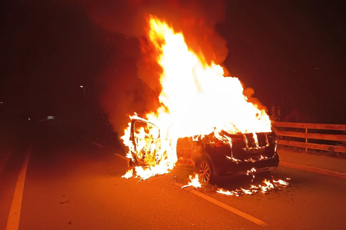 Der 28-jährige Lenker blieb unverletzt.