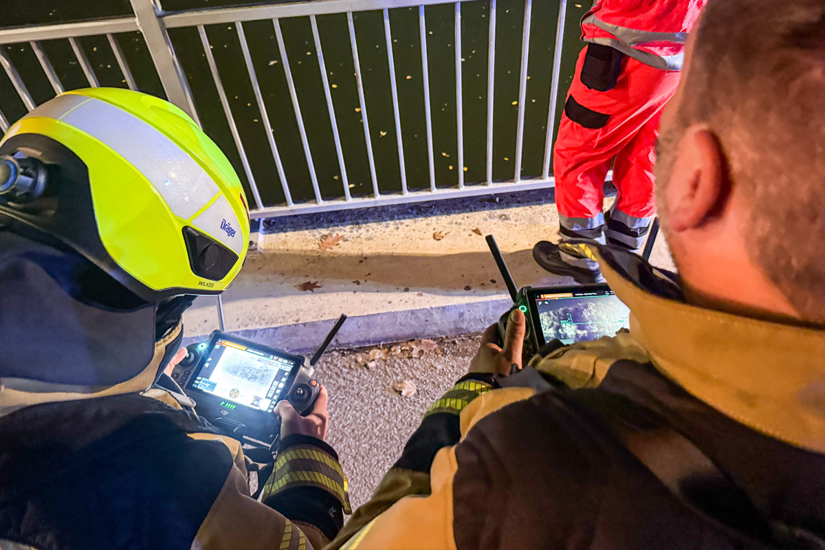 Iserlohn NW – Mann (40) fällt nachts in die Ruhr und ertrinkt