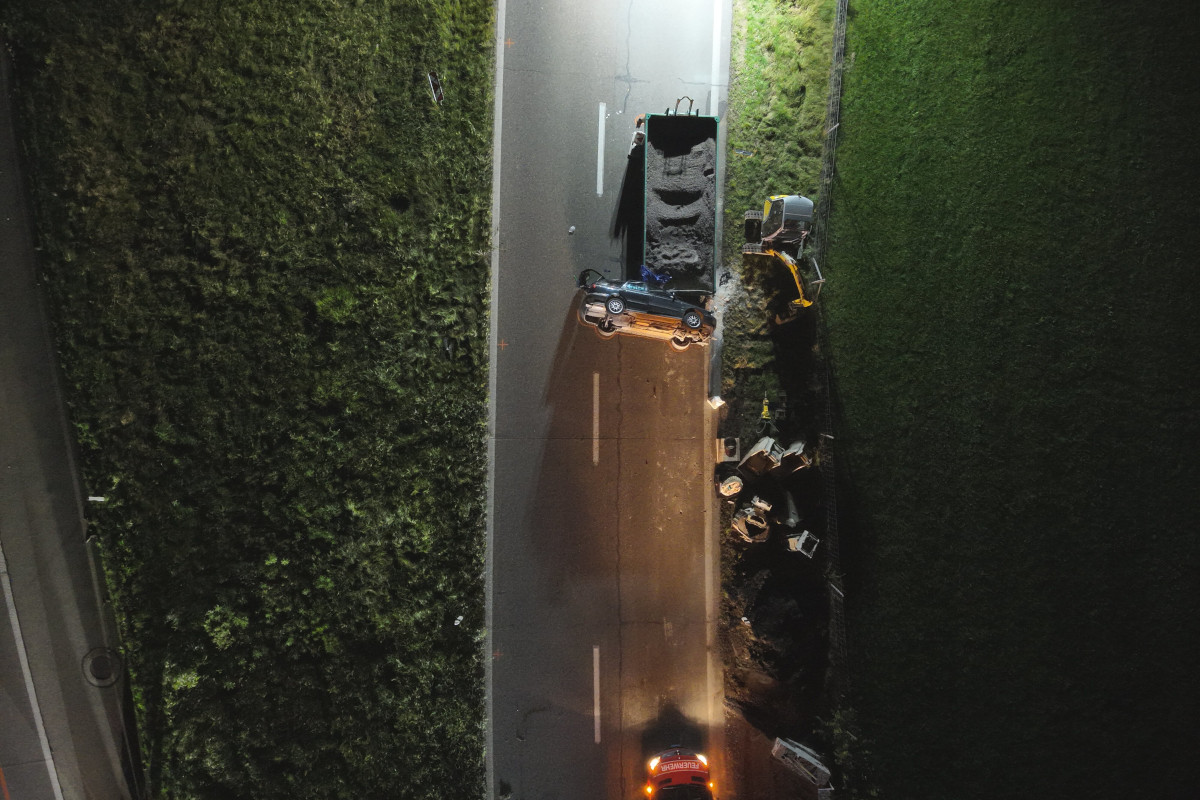 A1 Mörschwil SG – Schwerer Unfall bei der Verzweigung Meggenhus