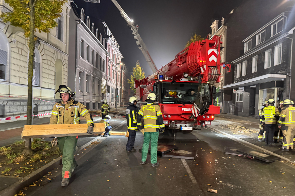 Gevelsberg NW – Straße nach Einsturz von Dach wieder freigegeben