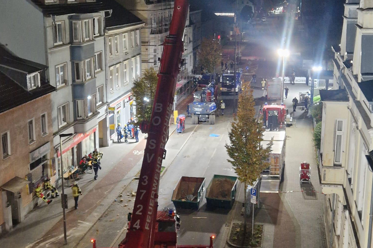 Gevelsberg NW – Straße nach Einsturz von Dach wieder freigegeben