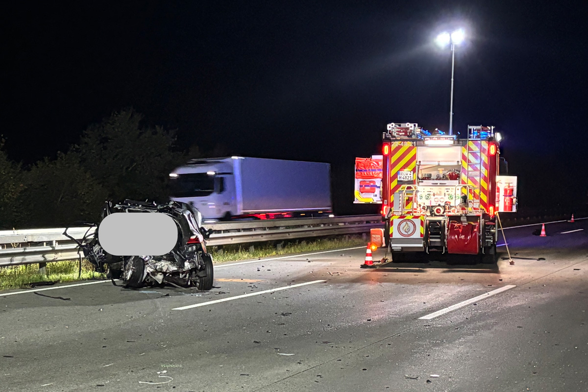 A1 Elsdorf NI – 27-Jähriger stirbt bei Unfall auf Autobahn