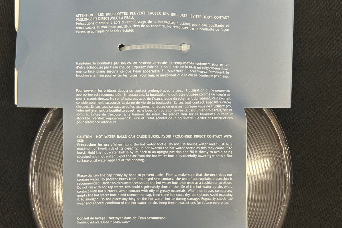 Rückruf bei Maxi Bazar – Wärmeflaschen enthalten Schadstoffe