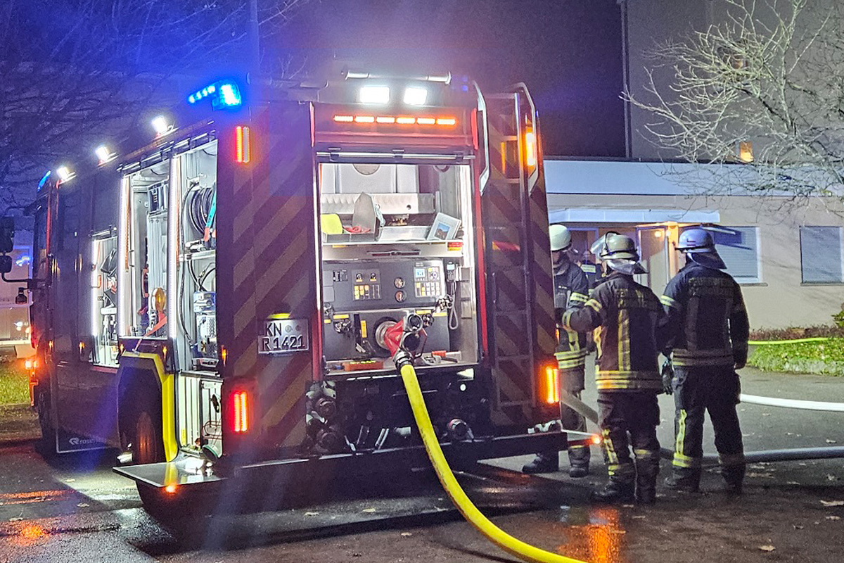 Radolfzell BW – Wohnungsbrand in Mehrfamilienhaus