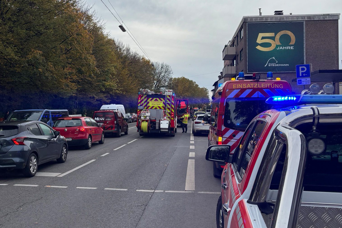 Datteln NW – Balkonbrand in Mehrfamilienhaus
