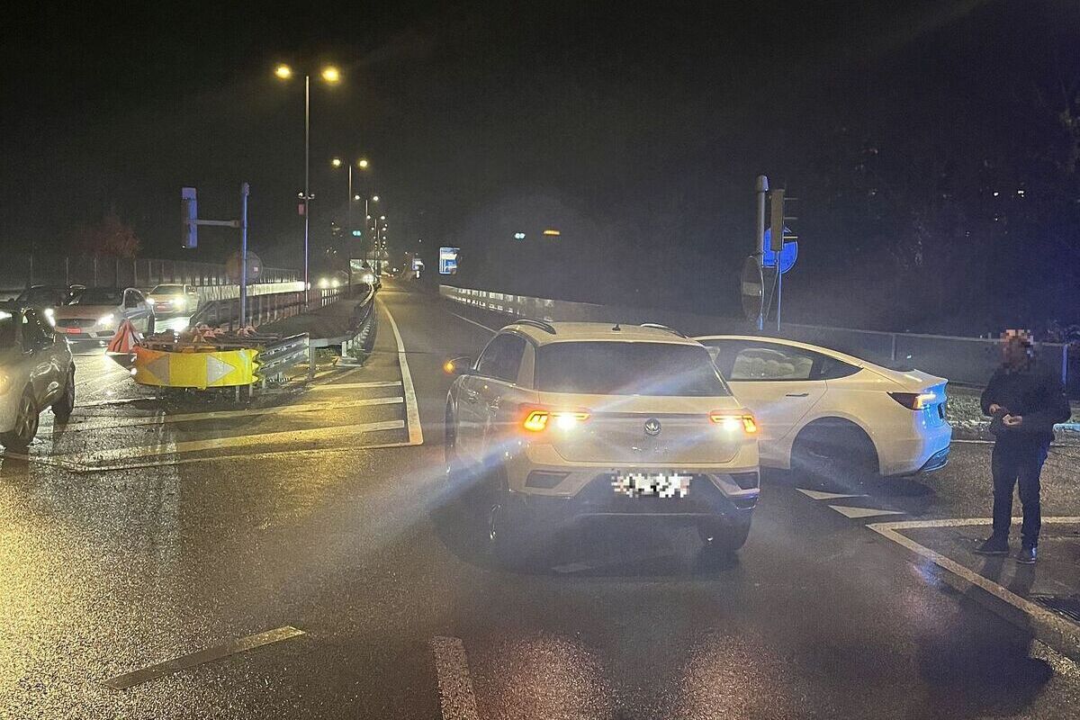 Muttenz BL – Unfall nach Rotlichtmissachtung