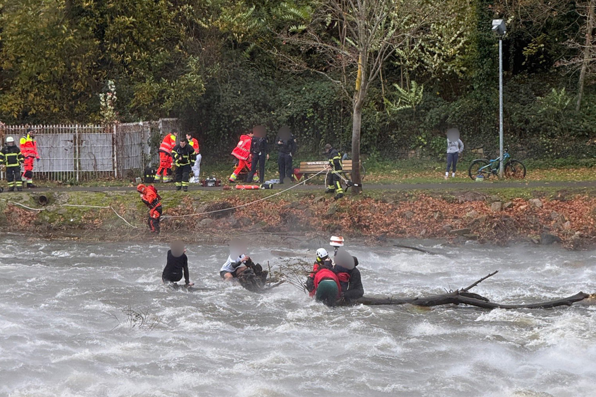 Bad Kreuznach RP – Kanu mit fünf Schülern gekentert