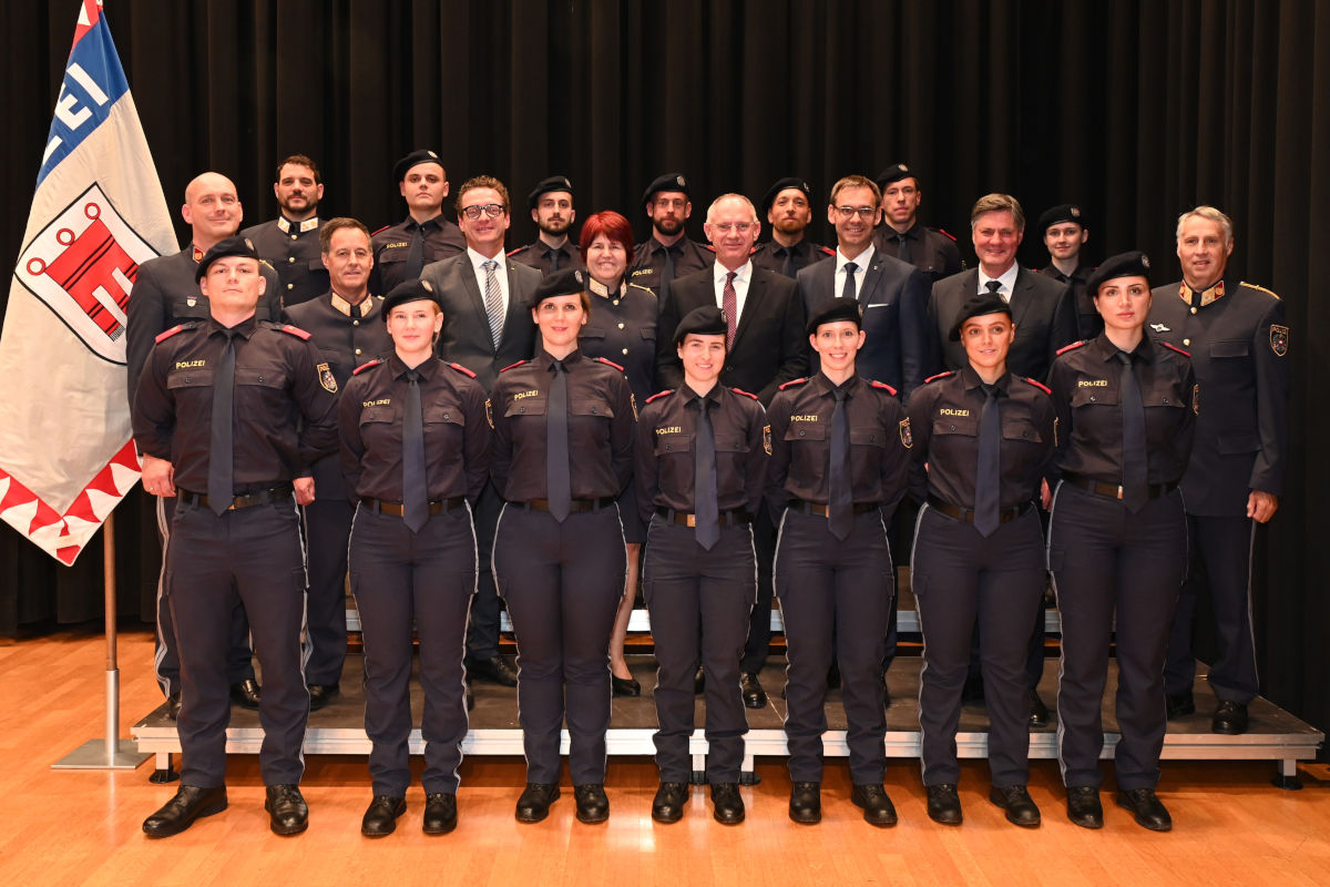Vorarlberg – Neue Polizistinnen und Polizisten im Dienst