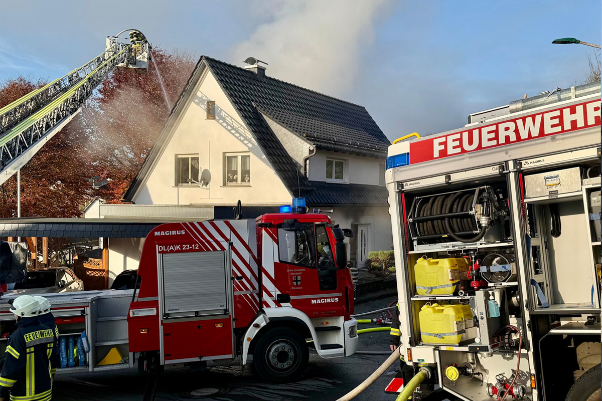 Attendorn NW – Ein Schwerverletzter nach Brand von Wohnung