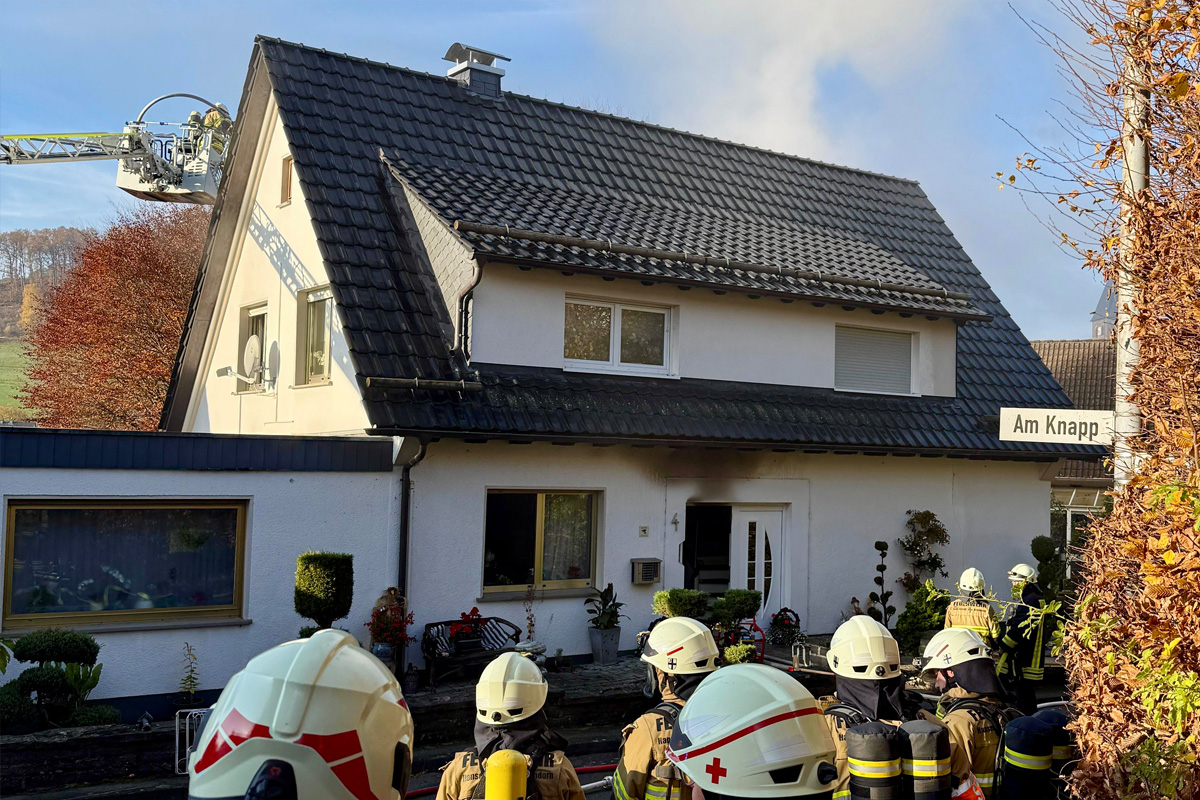 Attendorn NW – Ein Schwerverletzter nach Brand von Wohnung