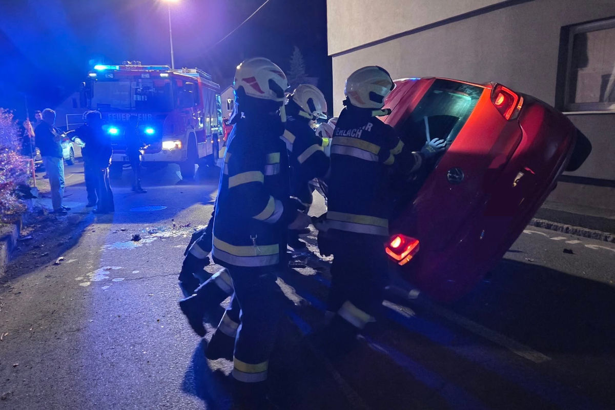 Ferlach K – Junge Frau bei Unfall verletzt