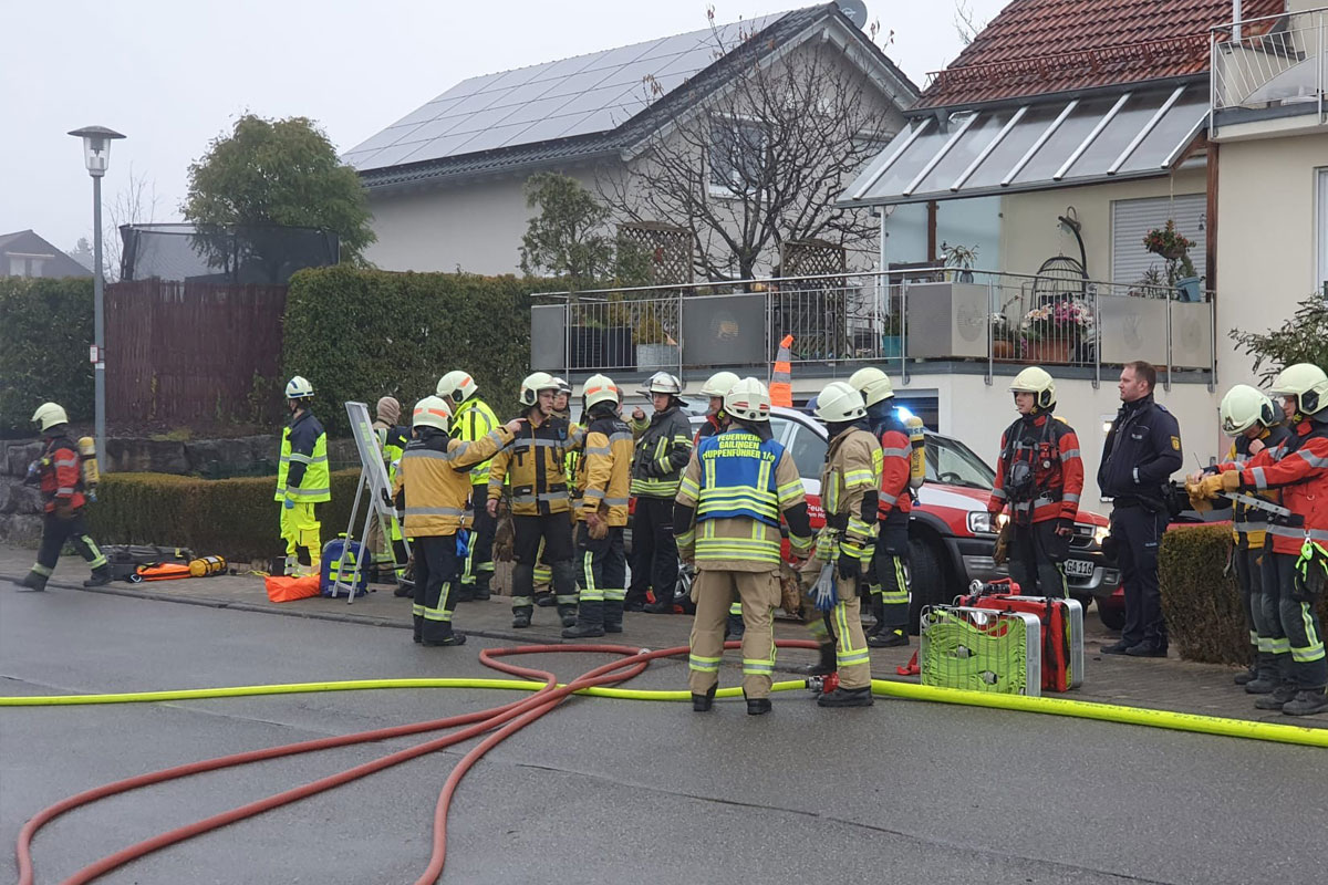 Gailingen am Hochrhein BW – Frau stirbt bei Brand in Doppelhaushälfte