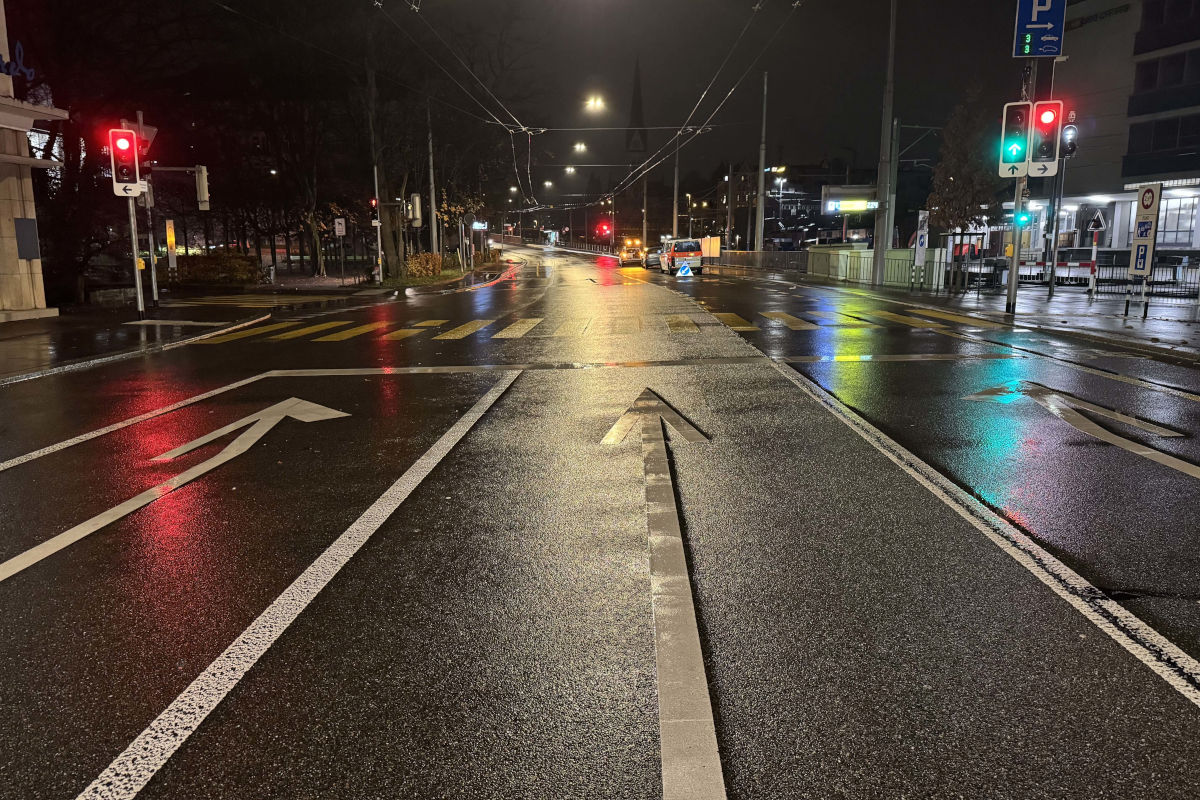 Stadt St. Gallen – Unfall an Kreuzung