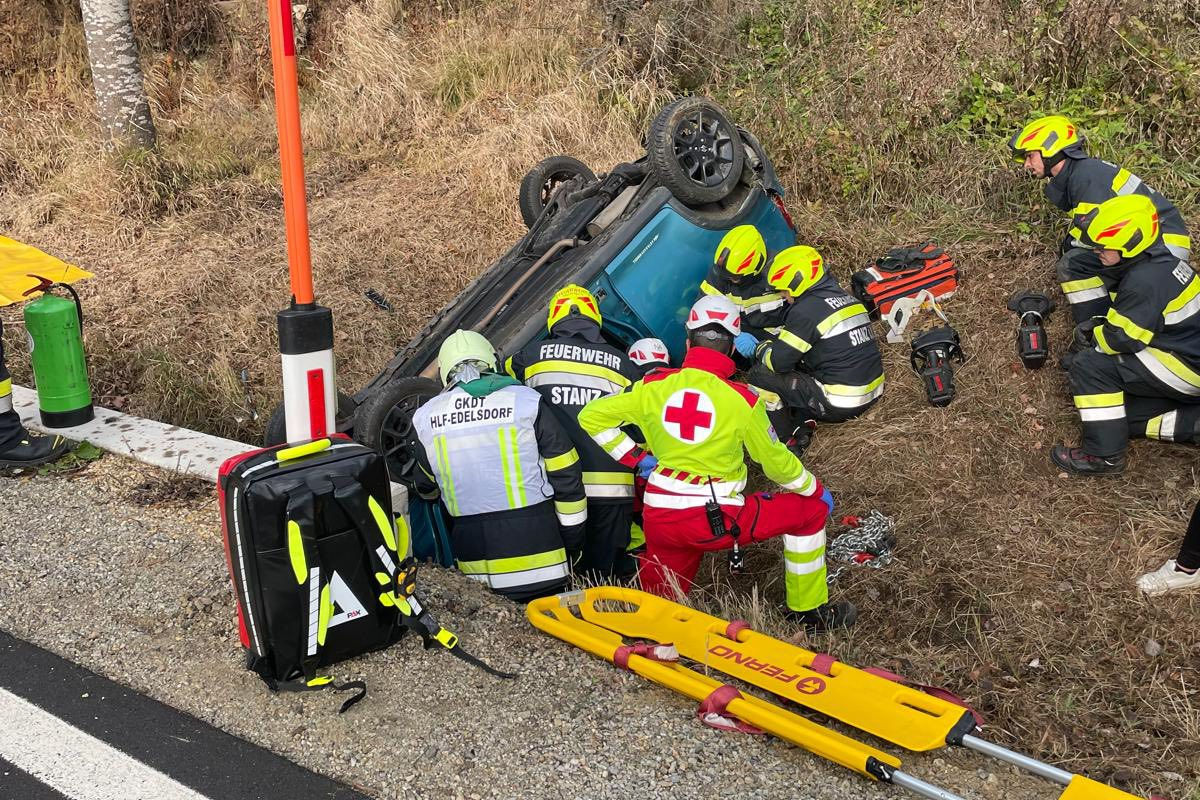 Fochnitz ST – Unfall wegen gesundheitlicher Probleme 