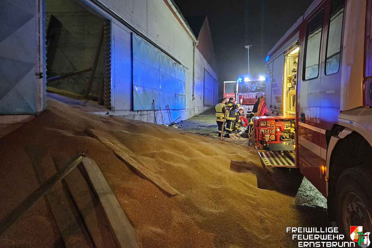 Ernstbrunn NÖ – Tödlicher Arbeitsunfall in Getreidesilo