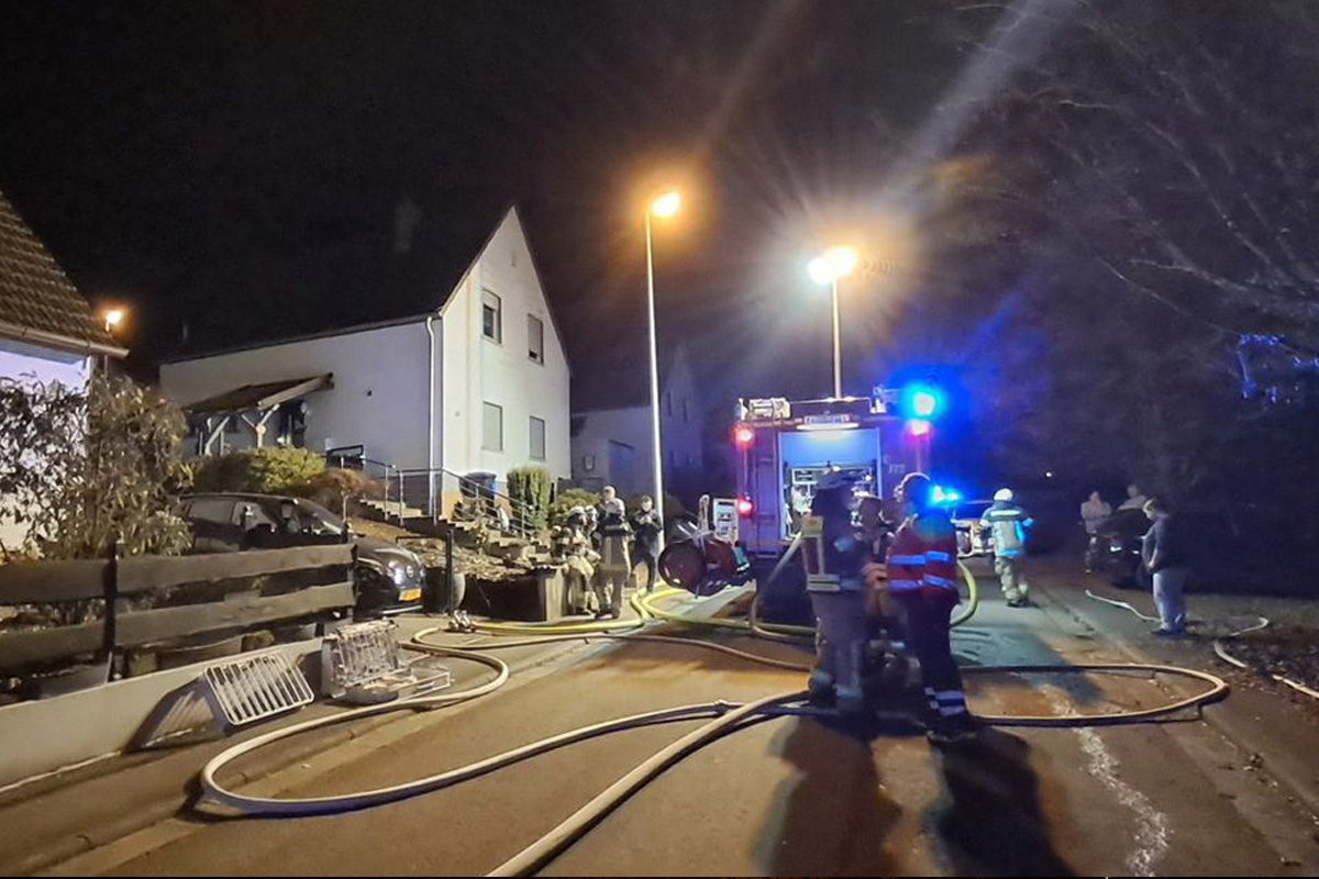 Kusel RP – Ein Schwerverletzter nach Brand – Gasflaschen explodieren