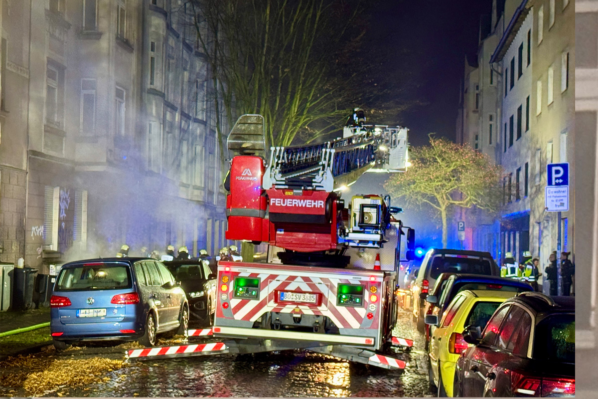 Bochum NW – Fünf Personen bei Kellerbrand gerettet
