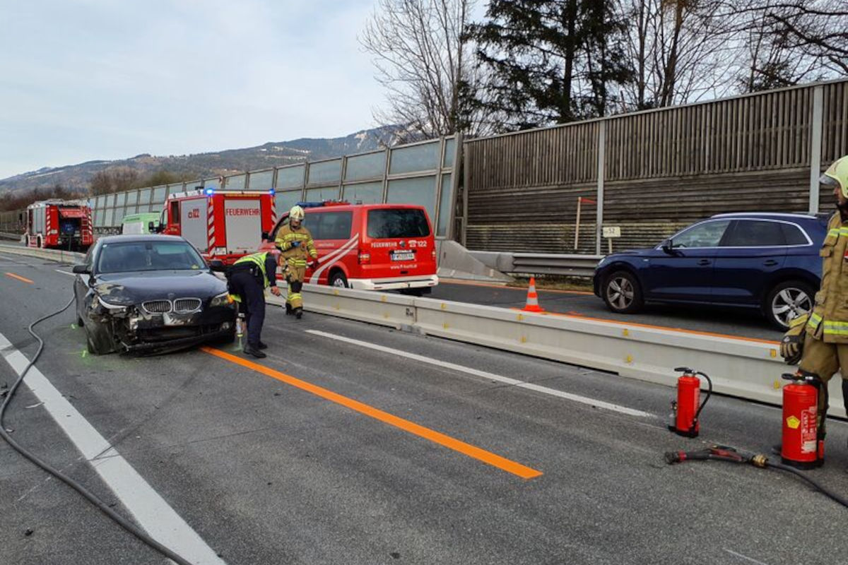 Kuchl S – Unfall auf der Tauernautobahn