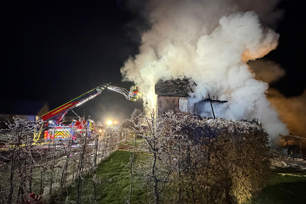 Dörentrup NW - Update zum zum Brand von Wohnhaus mit Todesfolge