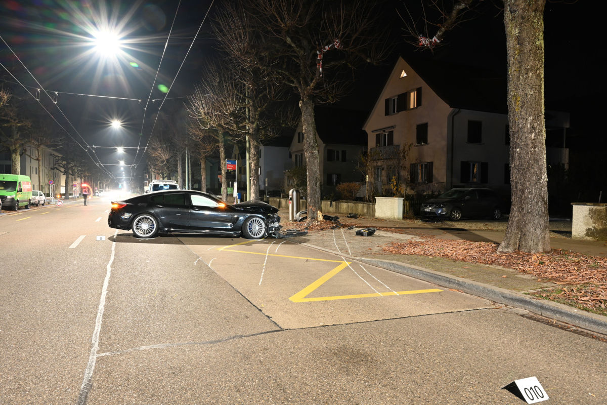 Festnahme in Winterthur ZH – Raser verursacht Unfall