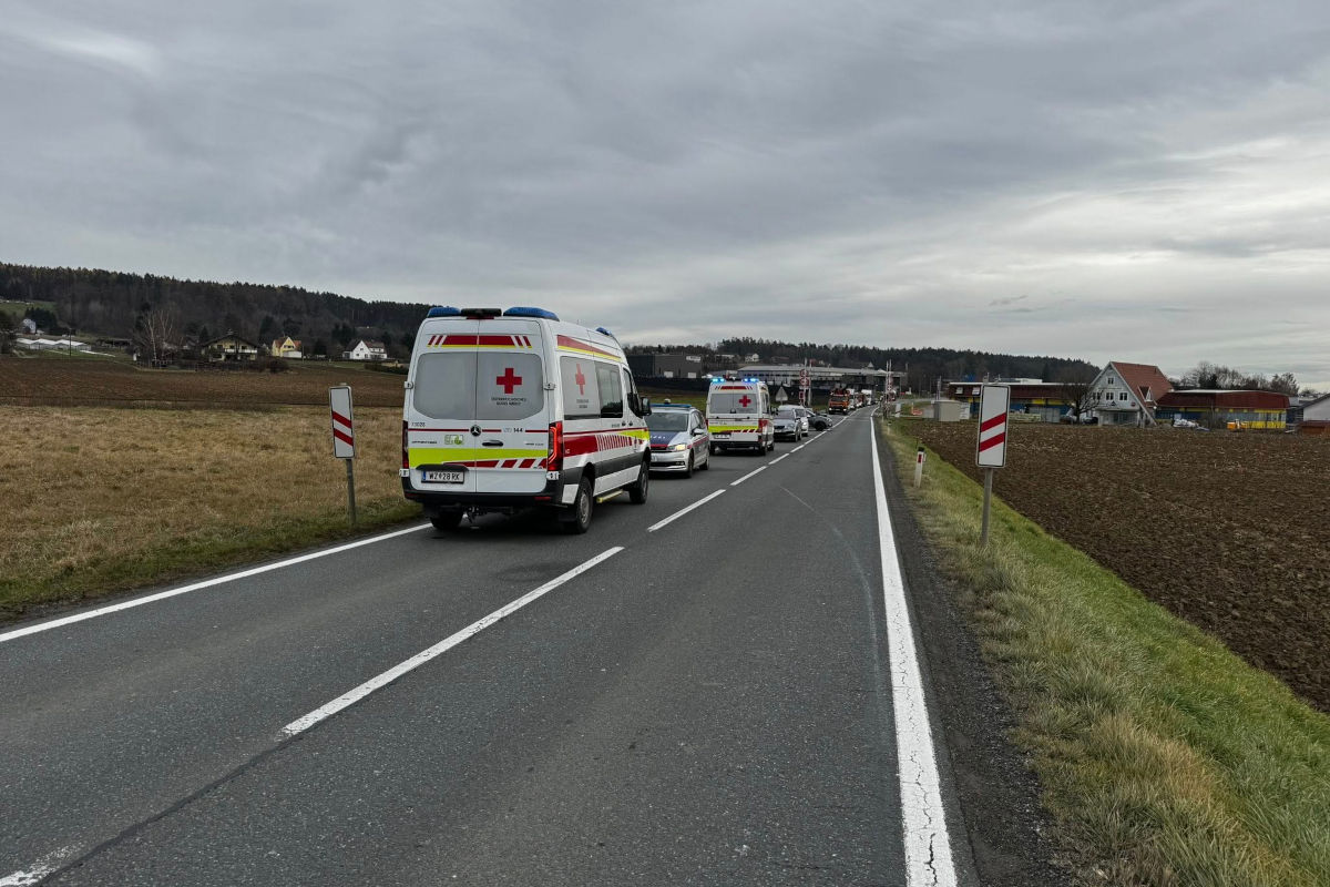 Unfall bei St. Ruprecht an der Raab ST – Schuh blockiert Bremspedal