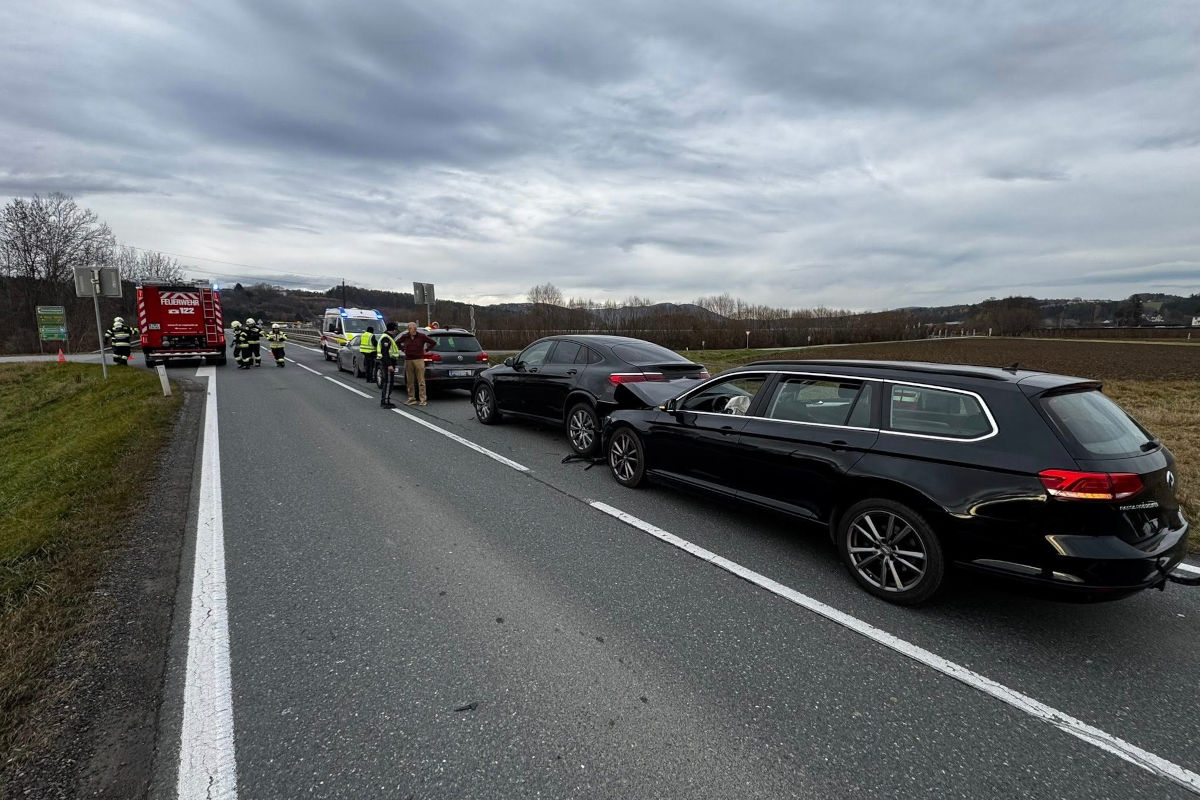 Unfall bei St. Ruprecht an der Raab ST – Schuh blockiert Bremspedal