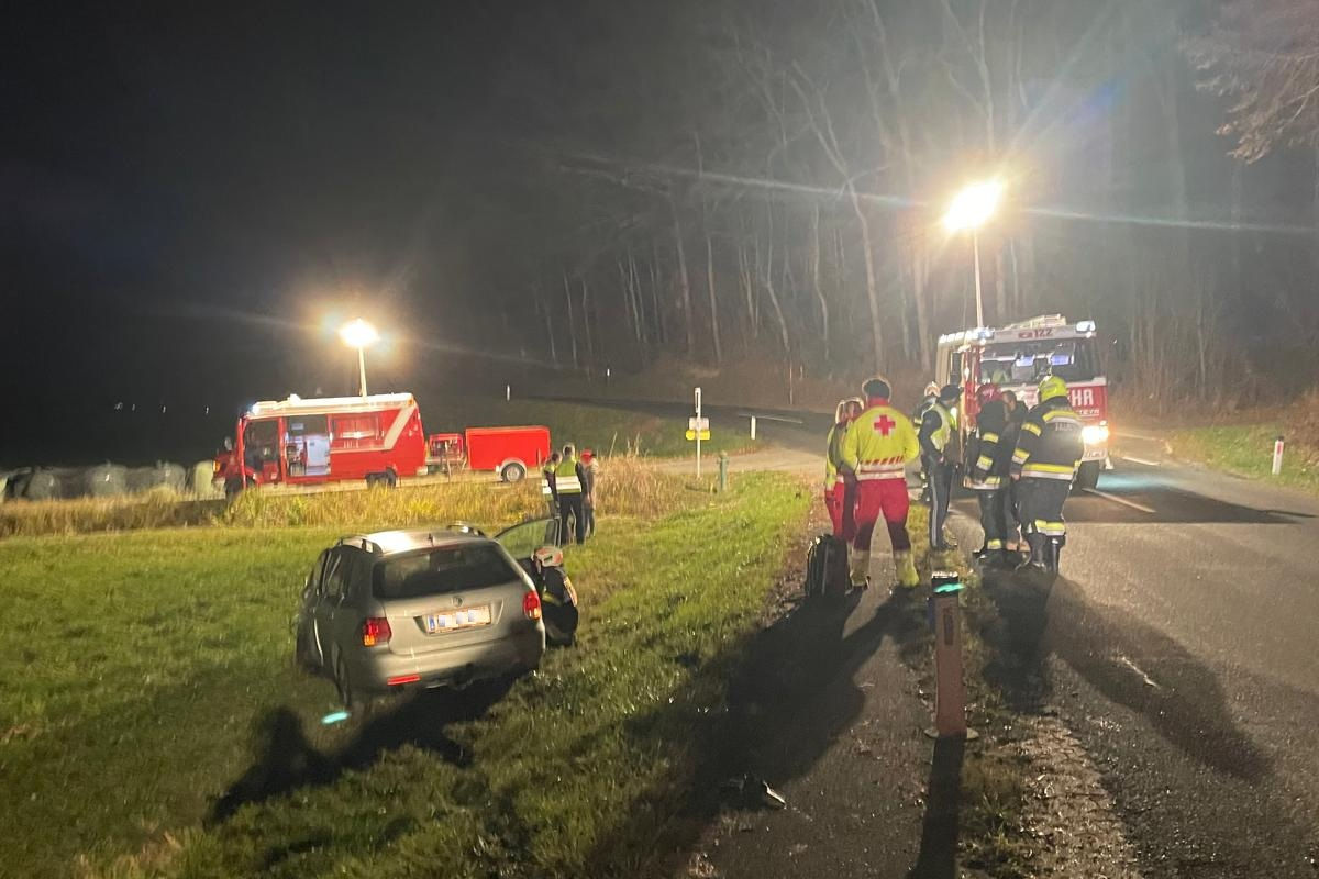 St. Nikolai im Sausal ST – Alkoholisierte Lenkerin verursacht Unfall