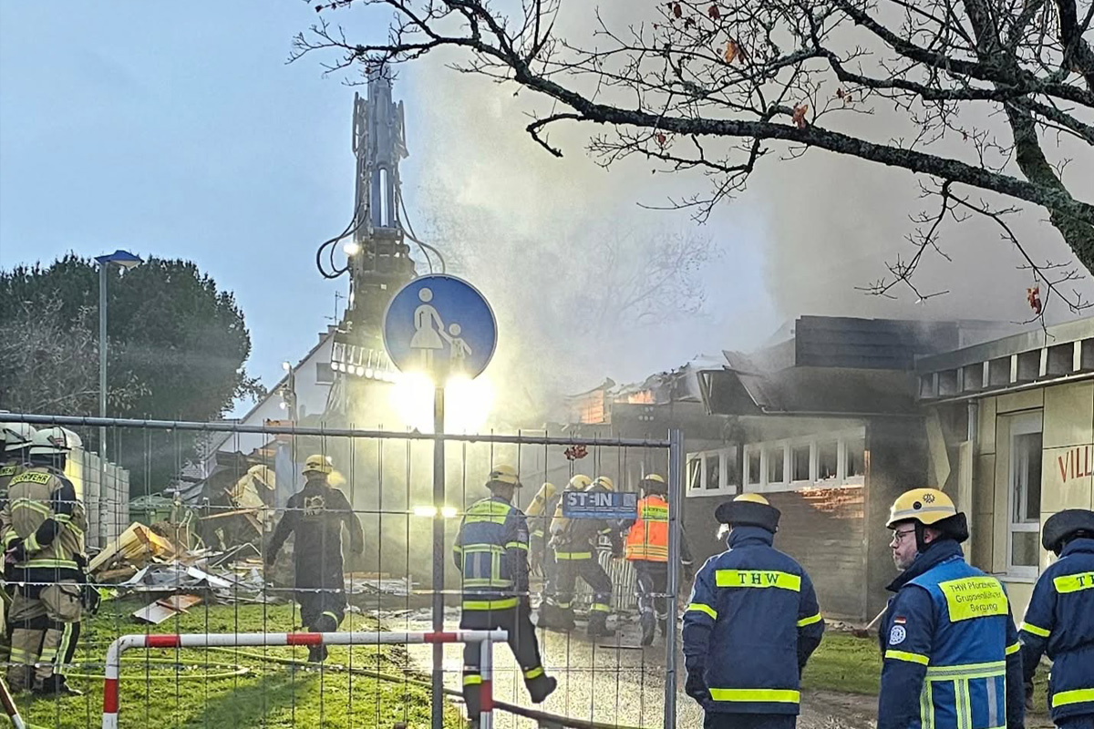 Durmersheim BW – 1,5 Mio. Euro Schaden nach Brand einer Kindertagesstätte