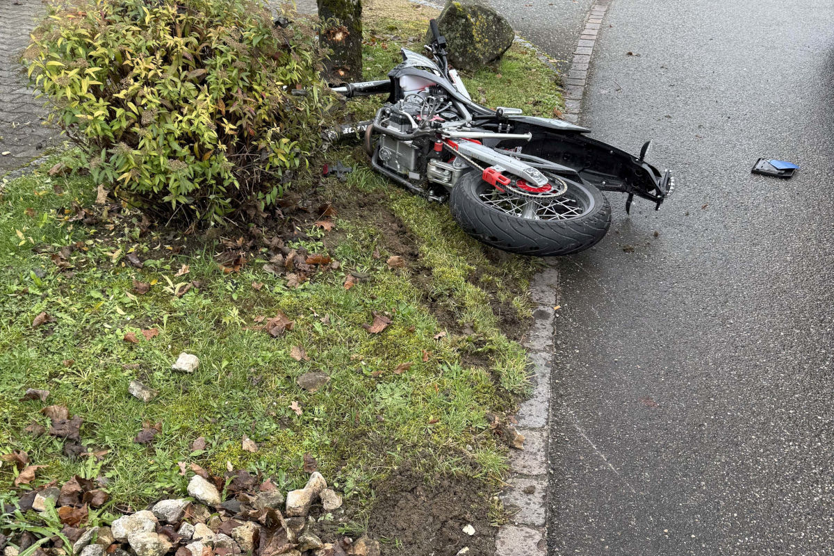Motorradunfall in Stein AG – Lernfahrer schwer verletzt