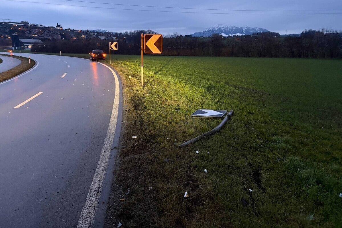 Hünenberg ZG – Junge Lenkerin verursacht Selbstunfall