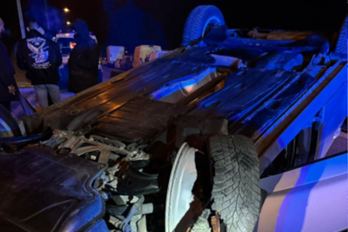 Unfall in Wien– Auto überschlägt sich nach Knall