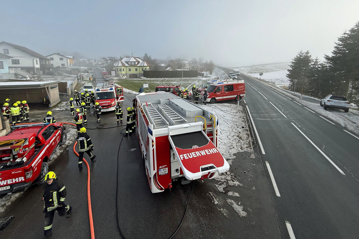 Matzles NÖ – Garage in Brand
